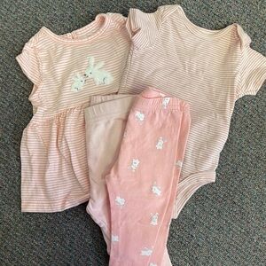 🚨CLEARANCE 0124-67 Baby Bunny 4 piece Set